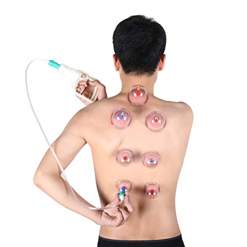 CHSEEA 12PCS Ventosas Celulitis, Tazas de Catación Masaje del Cuerpo, Ahuecamiento Ventosa de Masaje Terapia Copas Cuerpo Cupping Set Succión Acupuntura #3