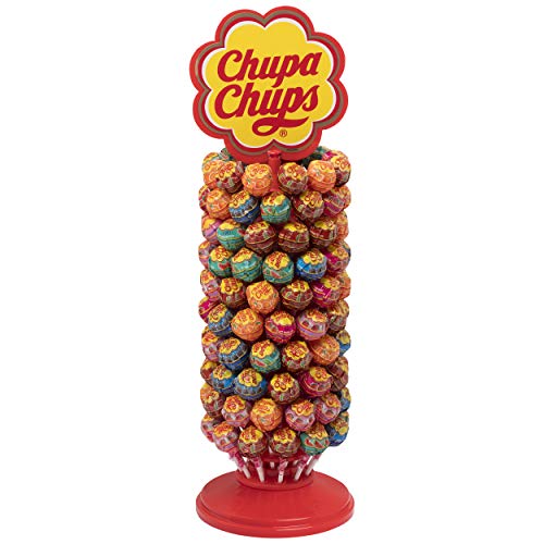 Chupa Chups Original, Caramelo con Palo de Sabores Variados, Rueda de 120 unidades de 12 gr. (Total 1.440 gr.)