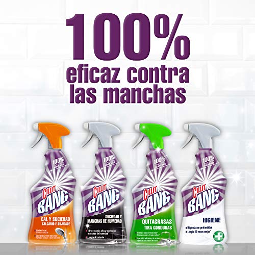 Cillit Bang Quitagrasas y Cillit Bang Cal y Suciedad - Limpiador cocina y baño en spray, pack de 2 x 750 ml