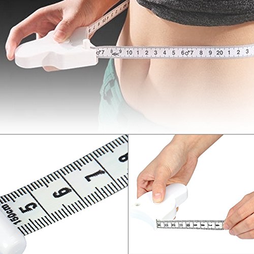 Cinta métrica para el cuerpo, belleza en forma de Y Belleza Pérdida de peso saludable Regla de medición Cinta métrica de aptitud retráctil