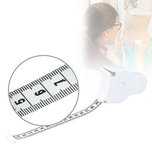 Cinta métrica para el cuerpo, belleza en forma de Y Belleza Pérdida de peso saludable Regla de medición Cinta métrica de aptitud retráctil