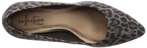 Clarks Linvale Jerica, Zapatos de tacón con Punta Cerrada para Mujer, Leopard PRT Comb Leopard PRT Comb, 41 EU