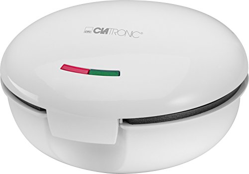 Clatronic DM 3495 Máquina para Hacer Donuts o Rosquillas, Placa Ant, 900 W, Plástico, Blanco