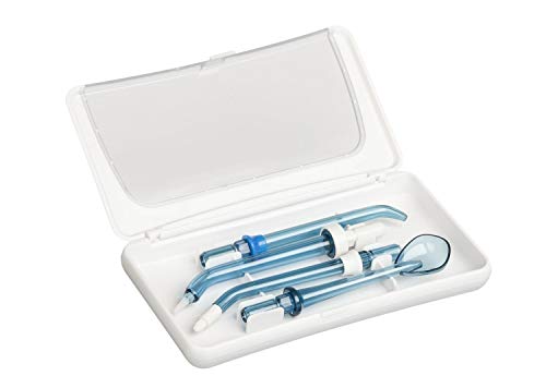 Clean Pulse One - Irrigador bucal - Higiene Dental Profesional 10 Niveles de presión, 7 Boquillas con estuche y Depósito 600 ml. Recomendado por dentistas y médicos especialistas