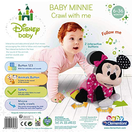 Clementoni 17260 Baby - Minnie con morro, multicolor , color/modelo surtido