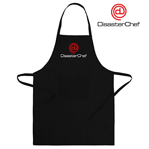 ClickInk Delantal Divertido y Original. Disaster Chef. Parodia. Regalo Friki.