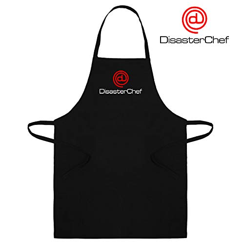 ClickInk Delantal Divertido y Original. Parodia MaterChef - Disaster Chef. Regalo Friki