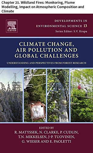 Climate Change, Air Pollution and Global Challenges: Chapter 21. Wildland Fires: Monitoring, Plume Modelling, Impact on Atmospheric Composition and Climate ... Science Book 13) (English Edition)