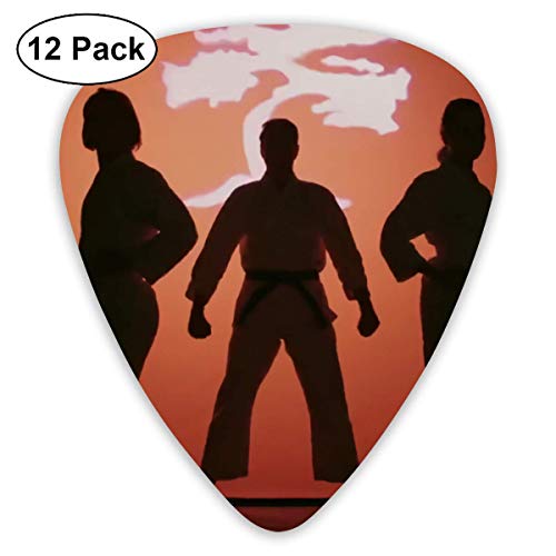 Cobra Kai Classic Cool Medium Picks, regalo perfecto para amantes de la guitarra, guitarra acústica, mandolina y bajos