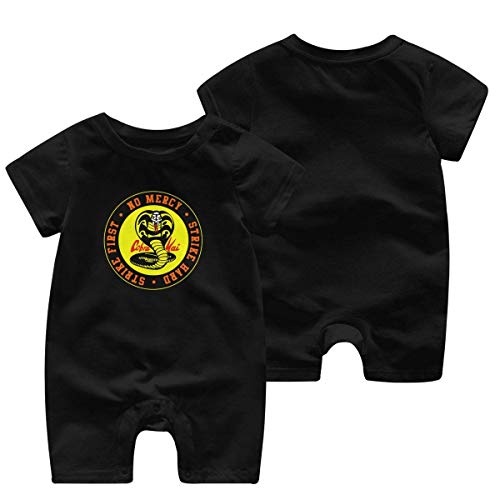 Cobra Kai Newborn 100% algodón de Manga Corta Mono de Moda para bebés