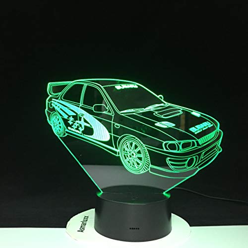 Coche Multicolor con Control Remoto para Regalo de cumpleaños a Holograma de luz Nocturna óptica de Lava de batería