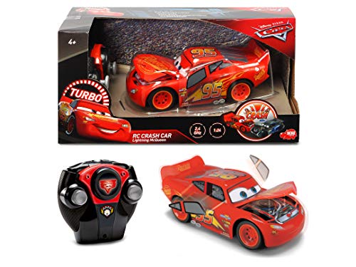 Coche Radiocontrol Crash Rayo McQueen de Cars 3 (Dickie 3084018)