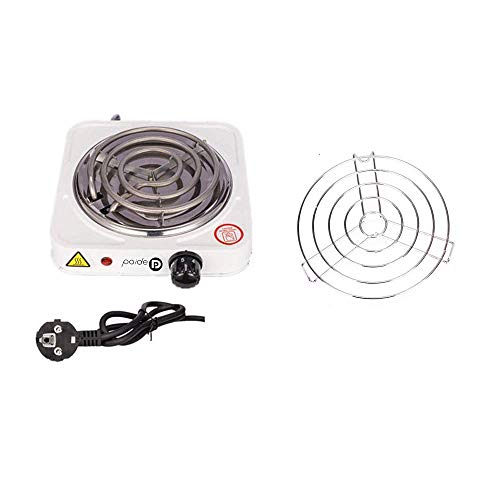 Cocina eléctrica con reijlla para cachimba Shisha Hookah Camping para cocinar carbón (Rejilla)