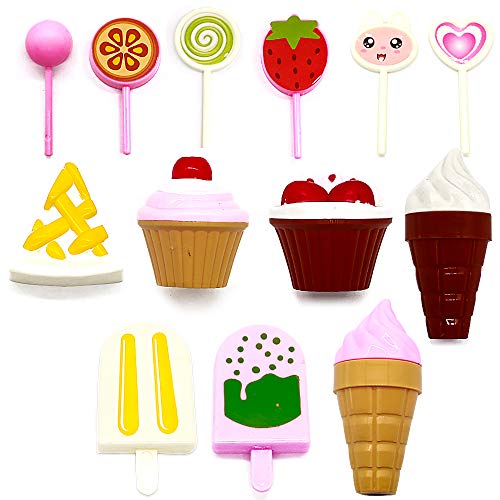 Cocina Set Comida Juguete Fiesta Cumpleaños Infantil Helados Juguete Juego de Roles - DIY Postres y Helado de Imaginación Set para niños 3 años (32 Pcs )