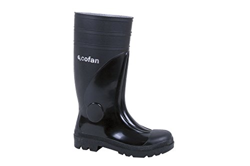 Cofan 12001538 - Bota de agua con puntera y plantilla de acero (S-5, T-38) color negro