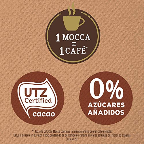 Cola Cao Mocca: Café y Cacao - 6 Envases de 270g (1620 g)