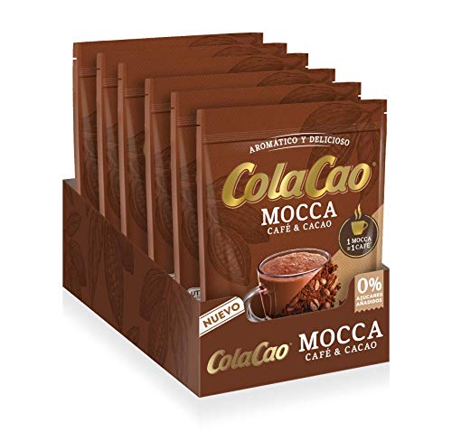 Cola Cao Mocca: Café y Cacao - 6 Envases de 270g (1620 g)