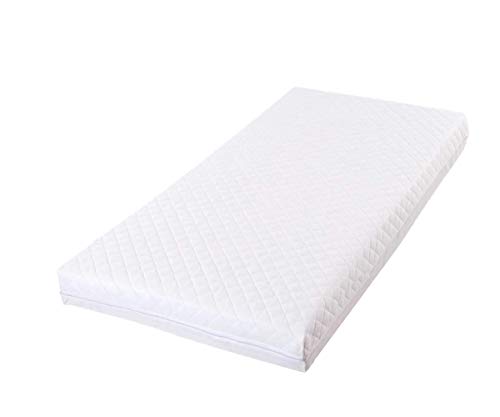 Colchon de cuna Espuma Star Ibaby. Optimo para el sueño del Bebé. Colchón para Cuna de Bebé de 120 x 60 cm.