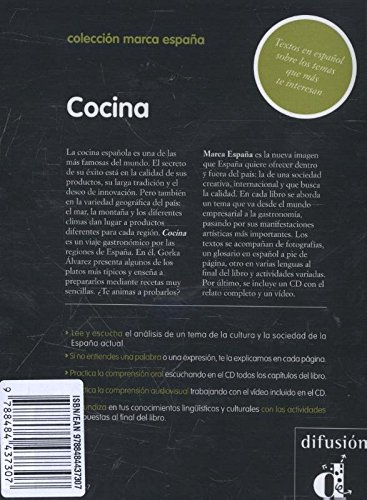 Colección Marca España. Cocina. Libro + CD: Cocina, Marca España + CD