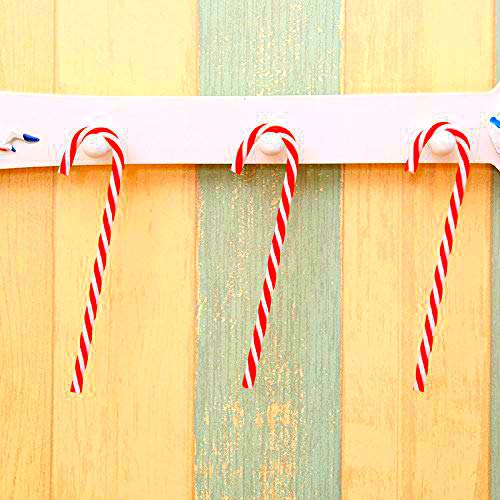 Colgante Candy Cane Christmas 30pcs Dulces Muletas Decoración del árbol de Navidad Colgantes Adornos Colgantes