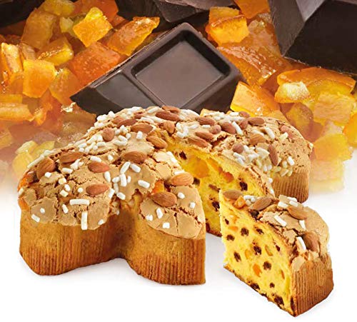 Colomba Flamigni Con Cáscara De Naranja Confitada Y Chocolate.