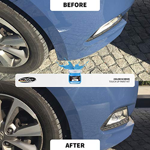 Color N Drive for Fiat Automotive Touch Up Paint | 296 - Bianco Gelato | Paint Scratch Repair, Exact Match Guarantee - Pro