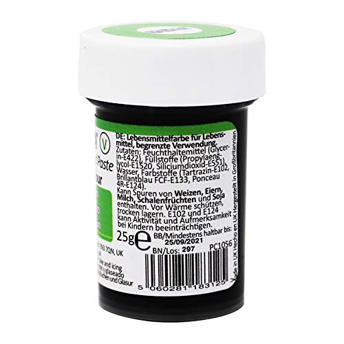 Colorante Alimenticio PME Verde Guisante 25 g