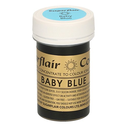 Colorante en Pasta Baby Blue (Azul Bebe) Sugarflair