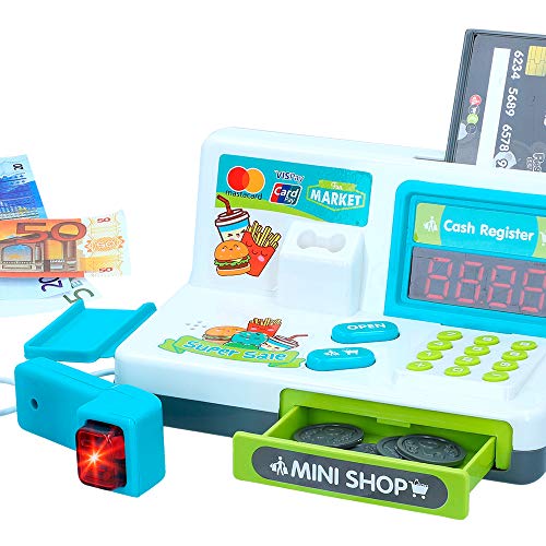 ColorBaby - Caja registradora interactiva con luz y sonido My Market (49160)