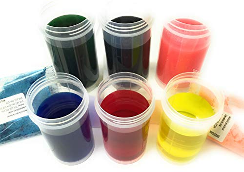 colores de alimentos de polvo soluble 6 x 12ml (10g)