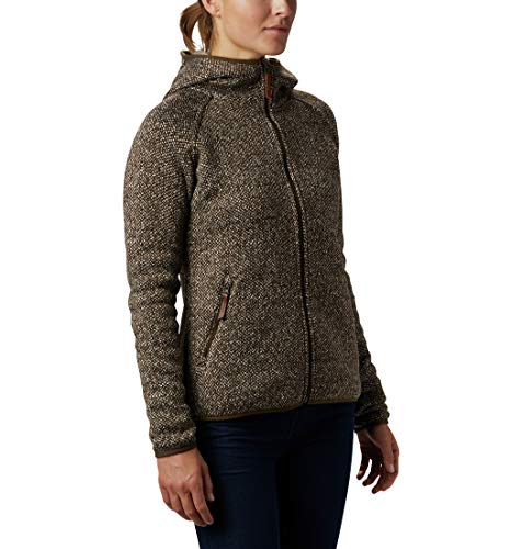 Columbia Chillin, Forro polar con capucha, Mujer , Color: Verde (Olive Green), Talla: L