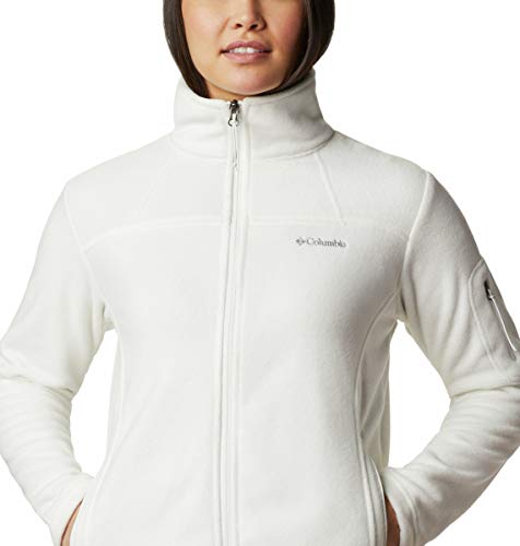 Columbia Fast Trek II Forro Polar con Cremallera, Mujer, Blanco (Sea Salt), M