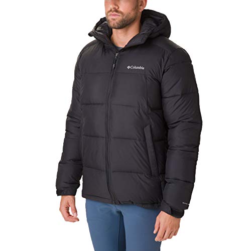 Columbia Pike Lake Chaqueta con Capucha, Hombre, Negro, M