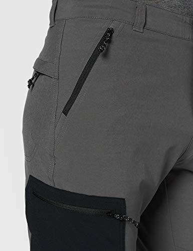 Columbia Triple Canyon Pant AO01289 Pantalón Largo, Hombre, Gris (Grill/Black), 36