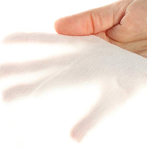 com-four® 5x Gasa de Queso, Tela Filtrante en Blanco, Paño para Filtrar Reutilizable con Alta Resistencia al Desgarro, 75 x 70 cm