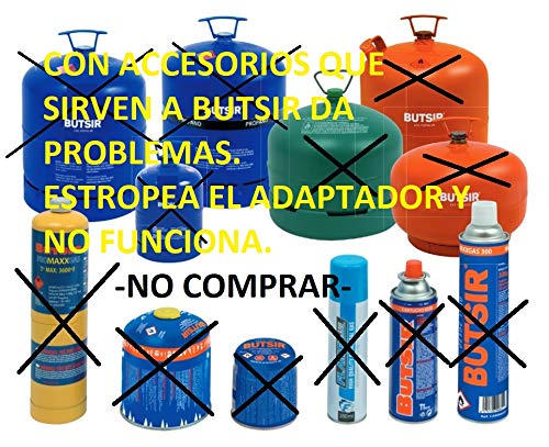 Com Gas AC-1 - Adaptador para aparatos de camping y bricolaje para botella, Multicolor, 5.5x7x8 cm