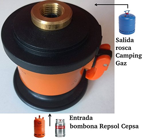 Com Gas AC-1 - Adaptador para aparatos de camping y bricolaje para botella, Multicolor, 5.5x7x8 cm