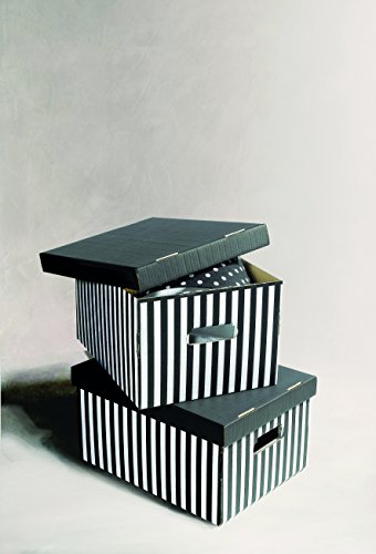 Compactor Set 2 Cajas DE Carton, Negro