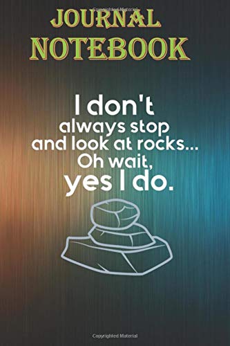 Composition Notebook Gift: Geology Rock Collector Mineral Rockhound Gift 6'' x 9'', 100 Pages, Soft Cover, Matte Finish for Men, Women, or Work, Class, Home Use