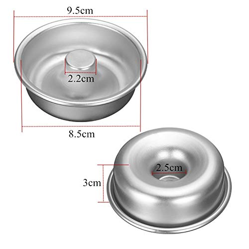 COMPY aleación de Aluminio Molde de rosquilla Molde de Pastel de Gasa DIY Cocina panadería Hornear decoración Anillo de estaño Herramientas Utensilios para Hornear