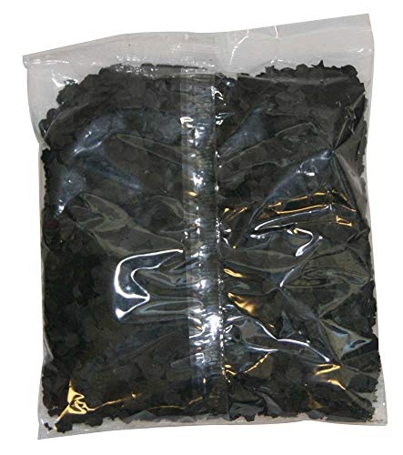 Confeti negro 1 kg decoración Halloween Horrordeko difícilmente inflamable