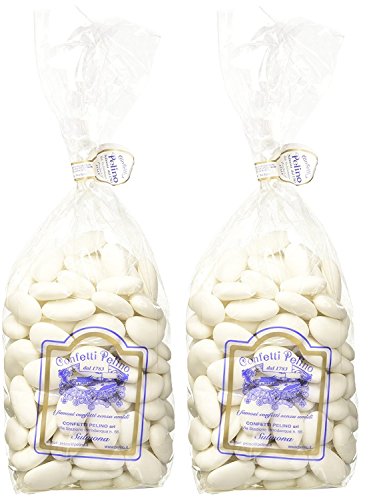 Confetti Pelino - Peladilla blancas - Almendras sicilianas - 1000 g