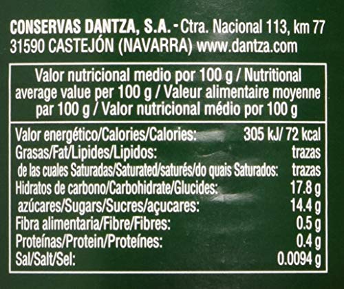 Conservas Dantza Melocotón - 420 gr