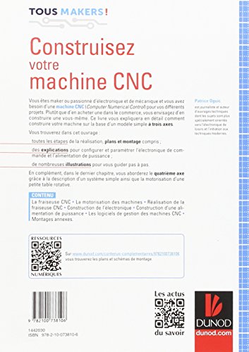 Construisez votre machine CNC (Tous makers !)