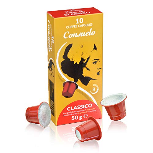 Consuelo - cápsulas de café compatibles con Nespresso* - Classico, 100 cápsulas (10x10)
