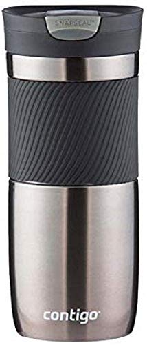 Contigo Vaso Termico Byron Snapseal, Termo Café, Taza de Viaje en acero inoxidable, Vaso Termo antigoteo, Copa con Tapa fácil de limpiar sin BPA, 470 ml