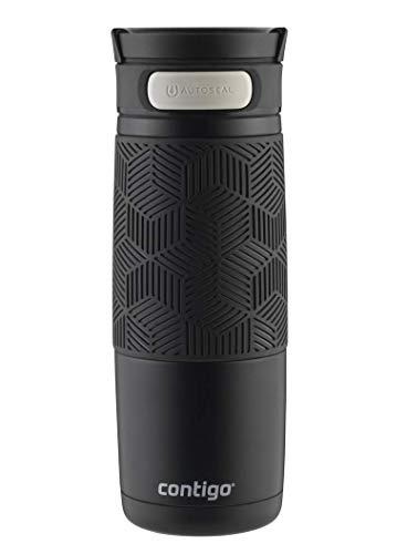 Contigo Vaso Termico Transit Autoseal, Termo Café, Taza de Viaje en acero inoxidable, Vaso Termo antigoteo, Copa con Tapa fácil de limpiar sin BPA, 470 ml