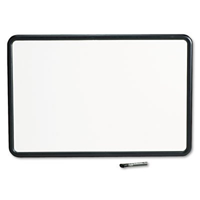 Contour Dry-Erase Board, Melamine, 36 x 24, White, Gray Frame by QUARTET MFG. (Catalog Category: Presentations & Meeting Supplies / Boards/Presentation / Dry Erase/Accessories) by Quartet