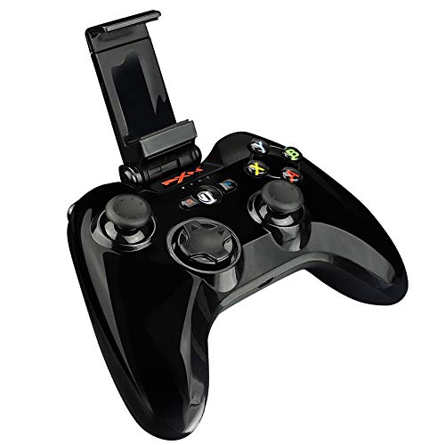 Control de juego inalámbrico MFI para iPhone/iPad/Apple TV, PXN Speedy (6603) iOS Control de Juego Móvil, Gamepad con soporte para teléfono y gatillo L3+R3