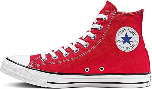 Converse Chuck Taylor All Star Hi, Zapatillas Altas Unisex adulto, Rojo (Red), 36 EU